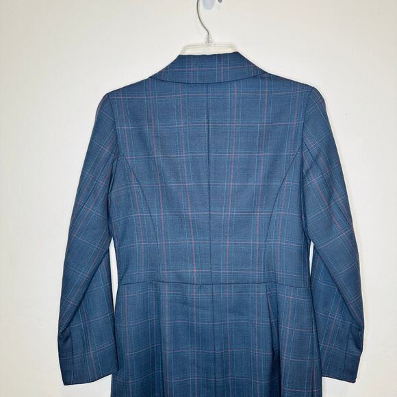 Vintage Pendleton Double Breasted Plaid Wool Coat Dress Size 6 Made in the USA - Picture 8 of 9